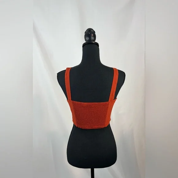 🐚2 for $20🐚 Burnt Orange Crop Top - Picture 3 of 3